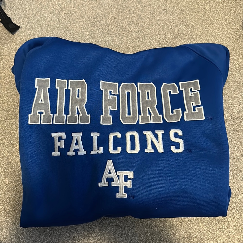air force falcon hoodie size medium